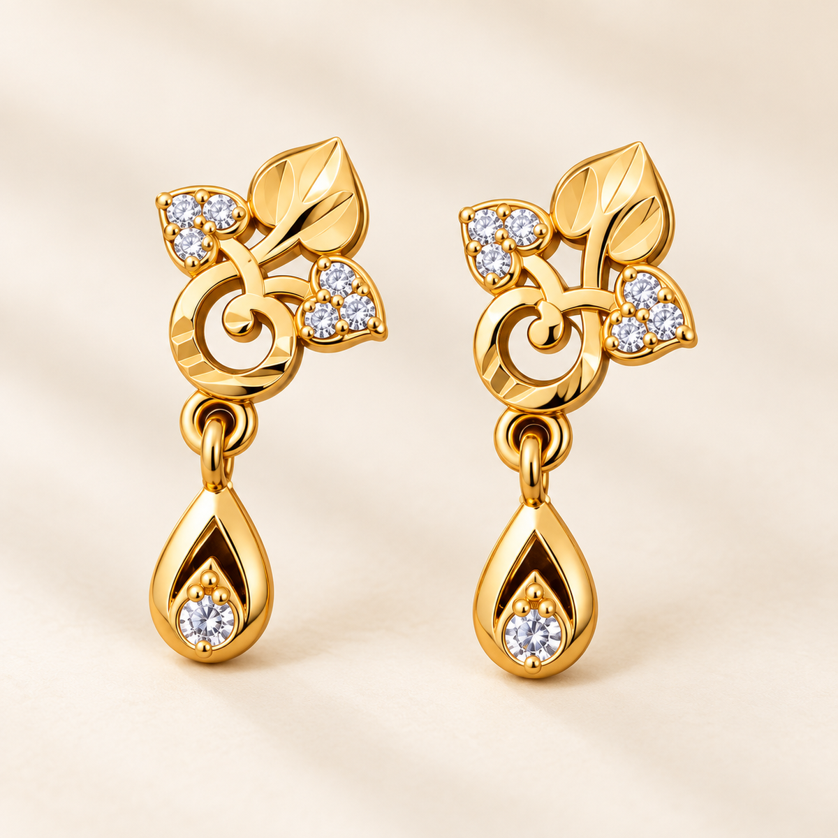 Floral Drop Earrings