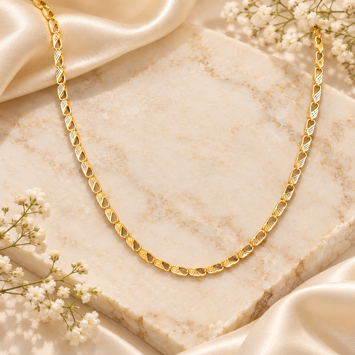 Jivaanik Elegant Gold-Tone Chain
