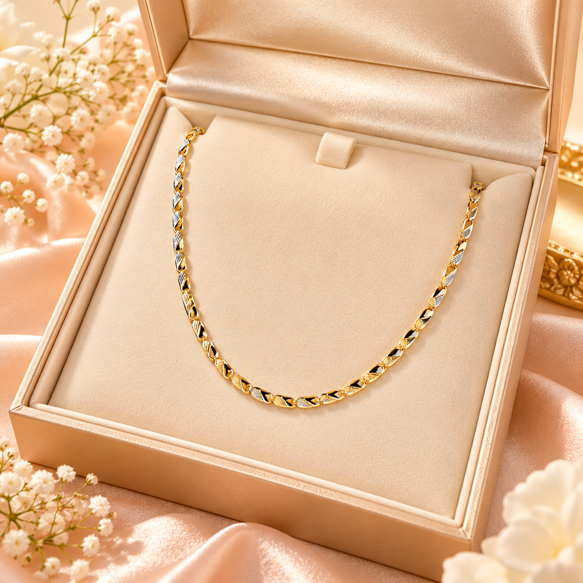 Jivaanik Elegant Gold-Tone Chain