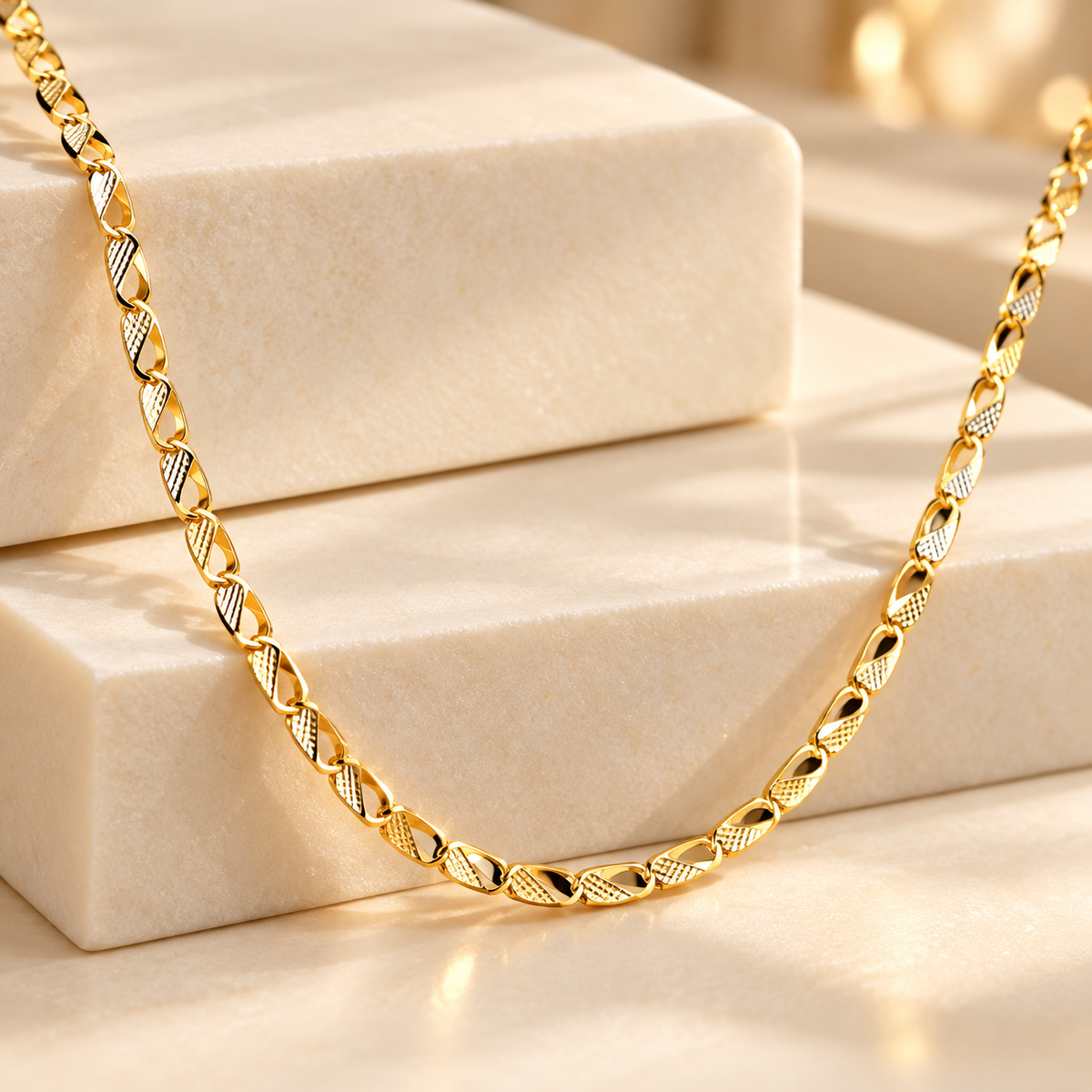 Jivaanik Elegant Gold-Tone Chain
