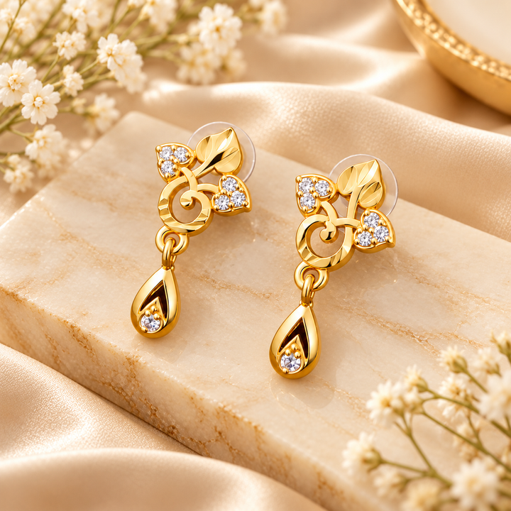 Floral Drop Earrings